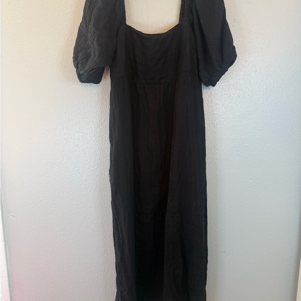 NWT Velvet by Graham and Spencer Brooke 100% Linen Dress L